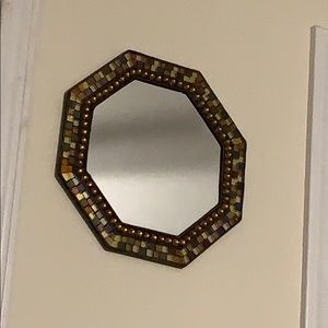 Party lite mosaic mirror tray